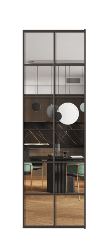 Алюминиевая дверь АЛПЛ040.05 Алюминий антрацит Прозрачное стекло "Кристал Вижн", калёное. Без короба ААН Цена 134930 Стоимость комплекта двери включает: 1. Полотно (600/650/700/750/800/850/900/950*2000-2400 мм).
2. Короб
3. Комплект фурнитуры (2 торцевые петли и магнитный замок с ответной планкой). Фабрика дверей Волховец 8 (800) 551 43 19 Алюминиевая дверь АЛПЛ040.05 Алюминий антрацит Прозрачное стекло "Кристал Вижн", калёное Цена 134930 | Volhovec