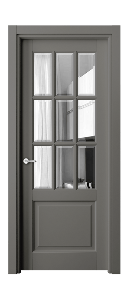 Дверь межкомнатная Toscana Grigliato 6312 Бук классический серый Двустороннее зеркало с фацетом, триплекс Гладкий наличник БКЛС Цена 121199 ₽ Наличники уже входят в базовый комплект. Фабрика дверей Волховец 8 (800) 551 43 19 Межкомнатная дверь Toscana Grigliato 6312 Бук классический серый Двустороннее зеркало с фацетом, триплекс Цена 121199 ₽ | Volhovec