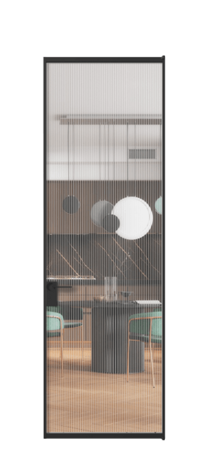 Алюминиевая дверь АЛПЛ040.01 Алюминий Черный Рифлёное стекло "Мору", триплекс. Без короба чер Цена 121970 Стоимость комплекта двери включает: 1. Полотно (600/650/700/750/800/850/900/950*2000-2400 мм).
2. Короб
3. Комплект фурнитуры (2 торцевые петли и магнитный замок с ответной планкой). Фабрика дверей Волховец 8 (800) 551 43 19 Алюминиевая дверь АЛПЛ040.01 Алюминий Черный Рифлёное стекло "Мору", триплекс Цена 121970 | Volhovec