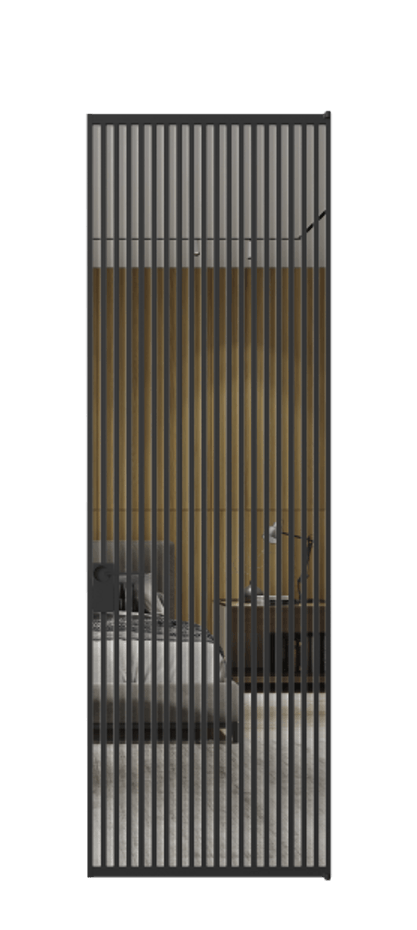 Алюминиевая дверь АЛПЛ040.06 Алюминий Черный Двустороннее зеркало, триплекс , триплекс 6 мм. Без короба чер Цена 186370 Стоимость комплекта двери включает: 1. Полотно (600/650/700/750/800/850/900/950*2000-2400 мм).
2. Короб
3. Комплект фурнитуры (2 торцевые петли и магнитный замок с ответной планкой). Фабрика дверей Волховец 8 (800) 551 43 19 Алюминиевая дверь АЛПЛ040.06 Алюминий Черный Двустороннее зеркало, триплекс , триплекс 6 мм Цена 186370 | Volhovec