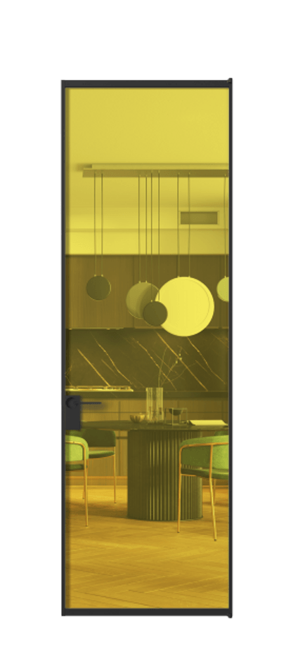 Алюминиевая дверь АЛПЛ040.01 Алюминий Черный Прозрачное жёлтое стекло, триплекс. Без короба чер Цена 115570 Стоимость комплекта двери включает: 1. Полотно (600/650/700/750/800/850/900/950*2000-2400 мм).
2. Короб
3. Комплект фурнитуры (2 торцевые петли и магнитный замок с ответной планкой). Фабрика дверей Волховец 8 (800) 551 43 19 Алюминиевая дверь АЛПЛ040.01 Алюминий Черный Прозрачное жёлтое стекло, триплекс Цена 115570 | Volhovec