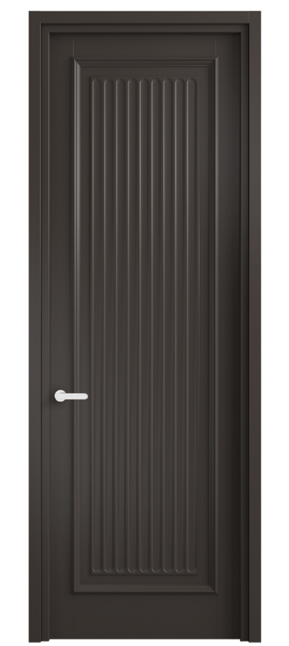 Дверь межкомнатная Шарм 6701 Матовый антрацит Узкий классический наличник МАН Цена 97699 ₽ Наличники уже входят в базовый комплект. Фабрика дверей Волховец 8 (800) 551 43 19 Межкомнатная дверь Шарм 6701 Матовый антрацит Цена 97699 ₽ | Volhovec