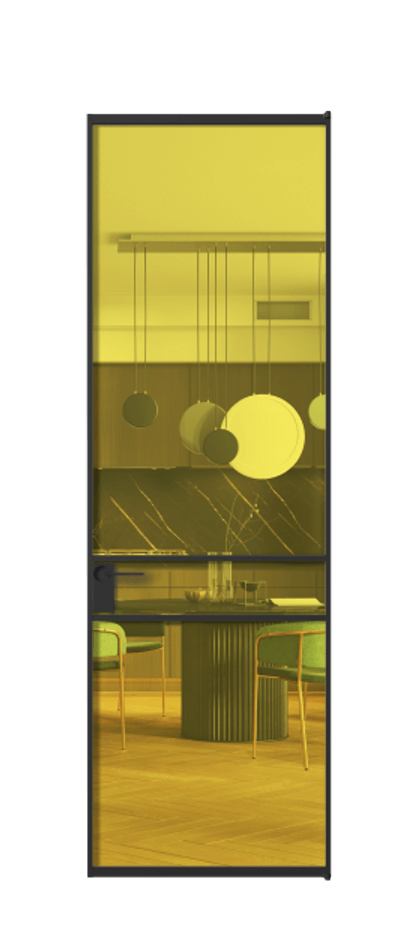 Алюминиевая дверь АЛПЛ040.02 Алюминий Черный Прозрачное жёлтое стекло, триплекс. Без короба чер Цена 120130 Стоимость комплекта двери включает: 1. Полотно (600/650/700/750/800/850/900/950*2000-2400 мм).
2. Короб
3. Комплект фурнитуры (2 торцевые петли и магнитный замок с ответной планкой). Фабрика дверей Волховец 8 (800) 551 43 19 Алюминиевая дверь АЛПЛ040.02 Алюминий Черный Прозрачное жёлтое стекло, триплекс Цена 120130 | Volhovec