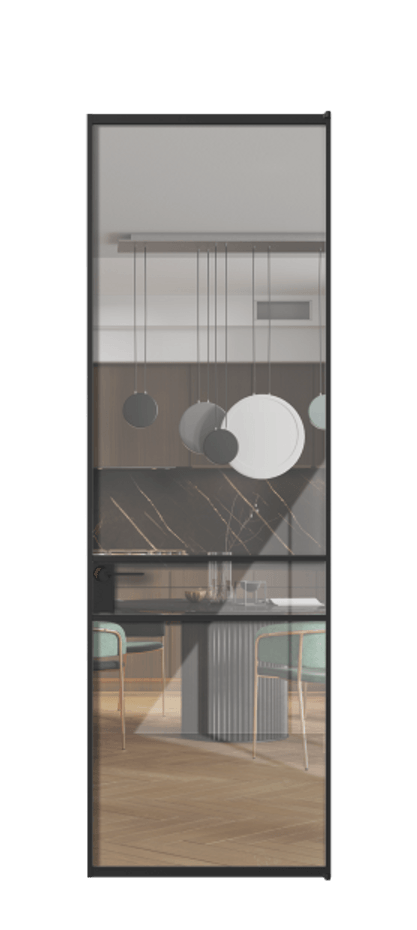 Алюминиевая дверь АЛПЛ040.02 Алюминий Черный Рефлективное прозрачное стекло "Стопсол", калёное. Без короба чер Цена 126530 Стоимость комплекта двери включает: 1. Полотно (600/650/700/750/800/850/900/950*2000-2400 мм).
2. Короб
3. Комплект фурнитуры (2 торцевые петли и магнитный замок с ответной планкой). Фабрика дверей Волховец 8 (800) 551 43 19 Алюминиевая дверь АЛПЛ040.02 Алюминий Черный Рефлективное прозрачное стекло "Стопсол", калёное Цена 126530 | Volhovec