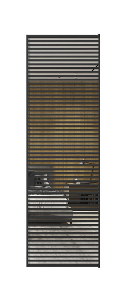 Алюминиевая дверь АЛПЛ040.07 Алюминий Черный Двустороннее зеркало, триплекс , триплекс 6 мм. Без короба чер Цена 186370 Стоимость комплекта двери включает: 1. Полотно (600/650/700/750/800/850/900/950*2000-2400 мм).
2. Короб
3. Комплект фурнитуры (2 торцевые петли и магнитный замок с ответной планкой). Фабрика дверей Волховец 8 (800) 551 43 19 Алюминиевая дверь АЛПЛ040.07 Алюминий Черный Двустороннее зеркало, триплекс , триплекс 6 мм Цена 186370 | Volhovec