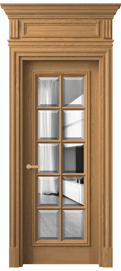 Дверь межкомнатная Antique 7310 Дуб пшеничный матовый Двустороннее зеркало с фацетом, триплекс КЭП + Объёмный фриз + Карниз ДПШ.М Цена 297549 ₽ Наличники уже входят в базовый комплект. Фабрика дверей Волховец 8 (800) 551 43 19 Межкомнатная дверь Antique 7310 Дуб пшеничный матовый Двустороннее зеркало с фацетом, триплекс Цена 297549 ₽ | Volhovec