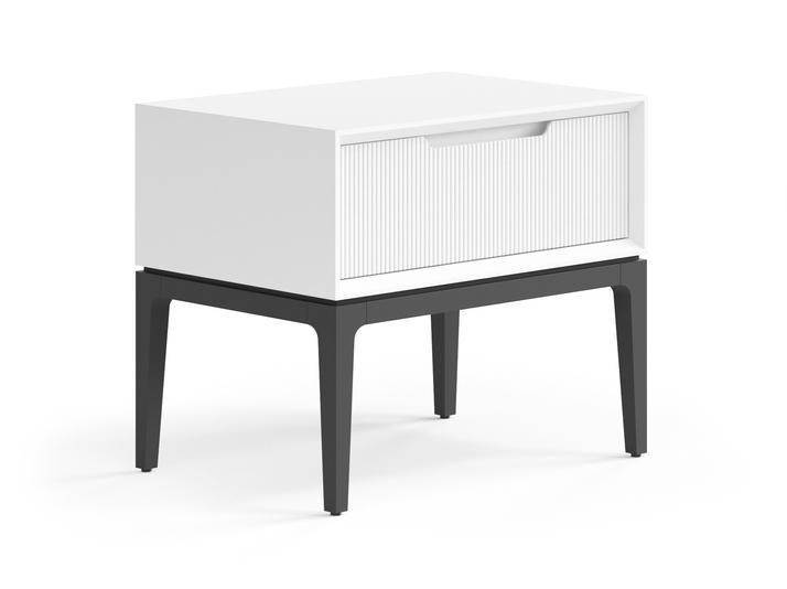 Мебель Тумба прикроватная Вельвет 1 ящик. Цвет Матовый светло-серый. Материал Гладкая эмаль. Коллекция Тумба прикроватная Вельвет 1 ящик. Фото. Мебель Тумба прикроватная Вельвет 1 ящик. Цвет Матовый светло-серый. Материал Гладкая эмаль. Коллекция Тумба прикроватная Вельвет 1 ящик. Картинка.