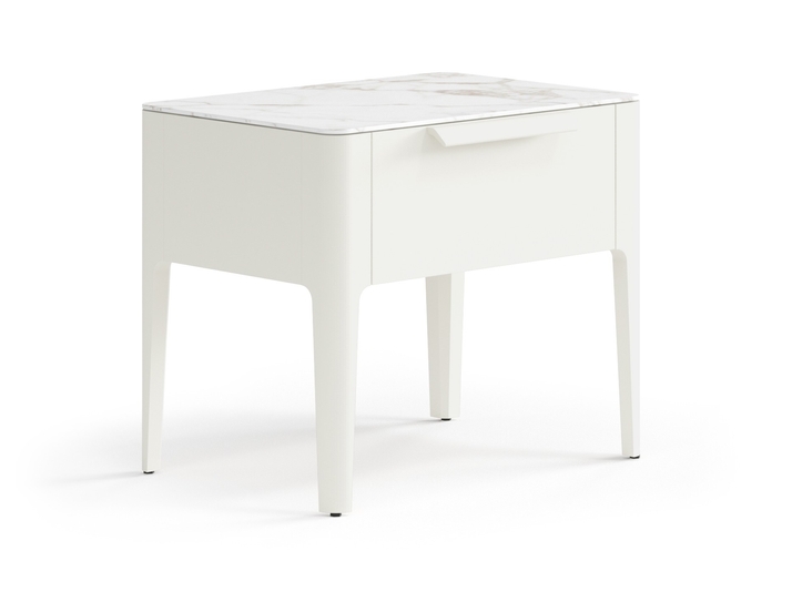 Мебель Тумба прикроватная Пьега 1 ящик. Цвет Матовый молочно-белый. Материал Гладкая эмаль. Коллекция Тумба прикроватная Пьега 1 ящик. Фото. Мебель Тумба прикроватная Пьега 1 ящик. Цвет Матовый молочно-белый. Материал Гладкая эмаль. Коллекция Тумба прикроватная Пьега 1 ящик. Картинка.