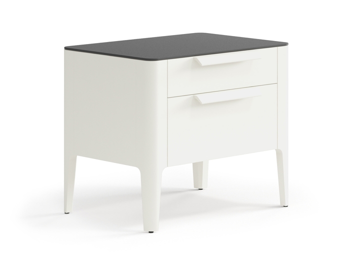 Мебель Тумба прикроватная Пьега 2 ящика. Цвет Матовый молочно-белый. Материал Гладкая эмаль. Коллекция Тумба прикроватная Пьега 2 ящика. Фото. Мебель Тумба прикроватная Пьега 2 ящика. Цвет Матовый молочно-белый. Материал Гладкая эмаль. Коллекция Тумба прикроватная Пьега 2 ящика. Картинка.
