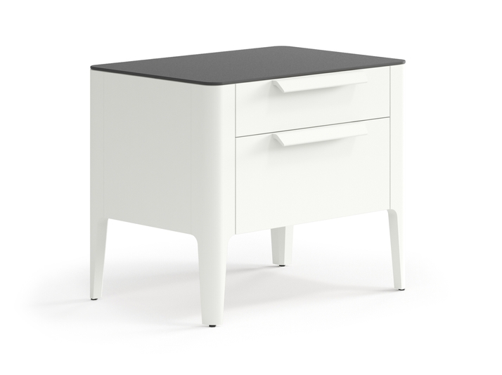 Мебель Тумба прикроватная Пьега 2 ящика. Цвет Матовый жемчужный. Материал Гладкая эмаль. Коллекция Тумба прикроватная Пьега 2 ящика. Фото. Мебель Тумба прикроватная Пьега 2 ящика. Цвет Матовый жемчужный. Материал Гладкая эмаль. Коллекция Тумба прикроватная Пьега 2 ящика. Картинка.