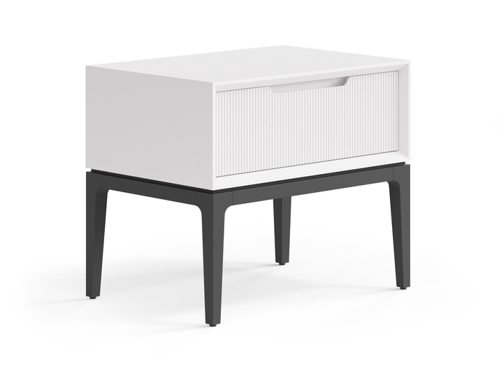 Мебель Тумба прикроватная Вельвет 1 ящик. Цвет Матовый пудровый белый. Материал Гладкая эмаль. Коллекция Тумба прикроватная Вельвет 1 ящик. Фото. Мебель Тумба прикроватная Вельвет 1 ящик. Цвет Матовый пудровый белый. Материал Гладкая эмаль. Коллекция Тумба прикроватная Вельвет 1 ящик. Картинка.