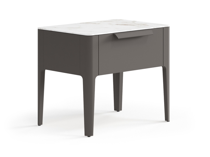 Мебель Тумба прикроватная Пьега 1 ящик. Цвет Матовый антрацит. Материал Гладкая эмаль. Коллекция Тумба прикроватная Пьега 1 ящик. Фото. Мебель Тумба прикроватная Пьега 1 ящик. Цвет Матовый антрацит. Материал Гладкая эмаль. Коллекция Тумба прикроватная Пьега 1 ящик. Картинка.