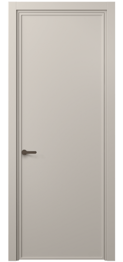 Дверь межкомнатная 8601 МСБЖ . Цвет Матовый светло-бежевый. Материал Гладкая эмаль. Коллекция Фрэйм. Картинка.