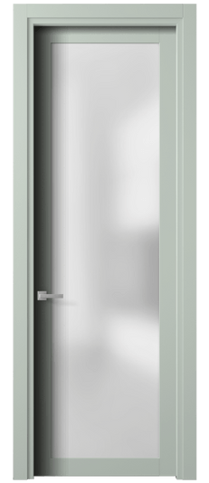 Дверь межкомнатная 2102 - planum NCS S 1005-B80G. Цвет NCS NCS S 1005-B80G. Материал Гладкая эмаль. Коллекция Планум. Картинка.