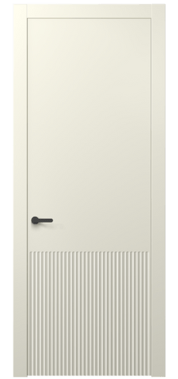 Дверь межкомнатная АКП 8645 ММБ. Цвет Матовый молочно-белый. Материал Гладкая эмаль. Коллекция Альба. Картинка.