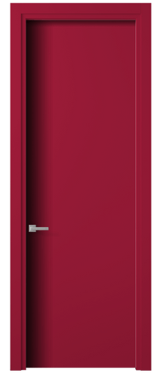 Дверь межкомнатная 0010 - planum Малиново-красный RAL 3027. Цвет RAL Малиново-красный RAL 3027. Материал Гладкая эмаль. Коллекция Планум. Картинка.