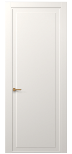 Дверь межкомнатная АКП 8602 МПБЛ. Цвет Матовый пудровый белый. Материал Гладкая эмаль. Коллекция Фрэйм. Картинка.