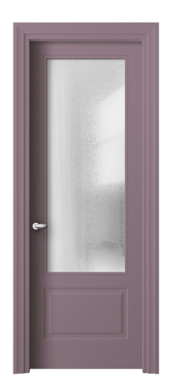 Дверь межкомнатная 8542 Пастельно-фиолетовый RAL 4009 ЛЕД. Цвет RAL Пастельно-фиолетовый RAL 4009. Материал Гладкая эмаль. Коллекция Эссе. Картинка.