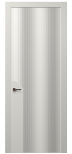 Дверь межкомнатная АКП 8625 МТСР. Цвет Матовый тёплый серый. Материал Гладкая эмаль. Коллекция Дюна. Картинка.