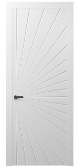 Дверь межкомнатная АКП 8649 МБЛ. Цвет Матовый белоснежный. Материал Гладкая эмаль. Коллекция Альба. Картинка.