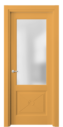 Дверь межкомнатная 6362 Пастельно-жёлтый RAL 1034. Цвет RAL Пастельно-жёлтый RAL 1034. Материал Гладкая эмаль. Коллекция Тоскана Литера. Картинка.