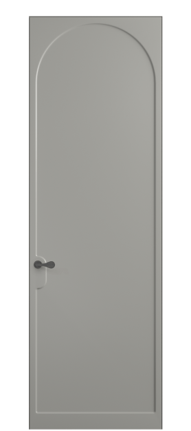 Дверь межкомнатная 7503 МНСР. Цвет Матовый нейтральный серый. Материал Гладкая эмаль. Коллекция Софтформ. Картинка.