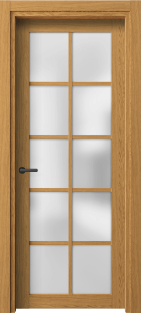 Дверь межкомнатная 2106 ВНД САТ. Цвет Ванильный дуб. Материал Ламинатин. Коллекция Нео. Картинка.