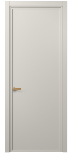 Дверь межкомнатная 8601 МОС . Цвет Матовый облачно-серый. Материал Гладкая эмаль. Коллекция Фрэйм. Картинка.